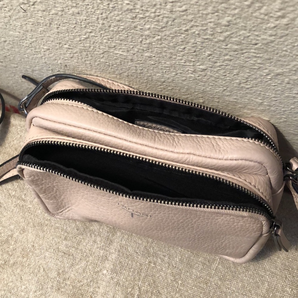 Tahari leather small crossbody - Picture 3 of 9